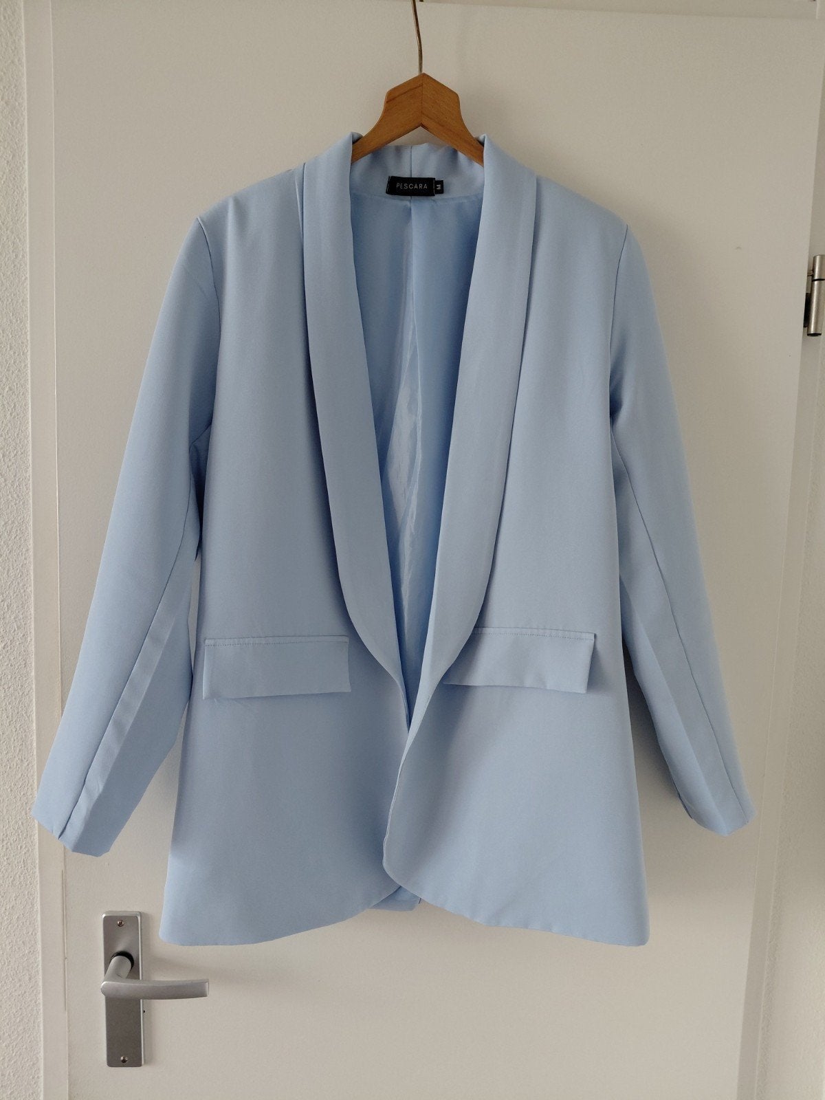 Lichtblauwe blazer van Pescara, maat M, Kleding | Dames, Maat 38/40 (M), Blauw, Pescara, Ophalen of Verzenden