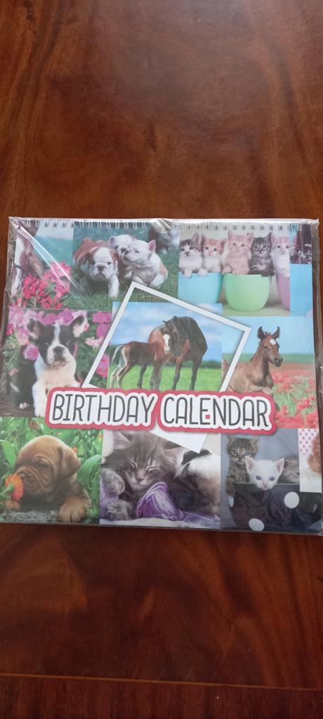 VERJAARDAG KALENDER (nieuw), Ophalen of Verzenden, Nieuw