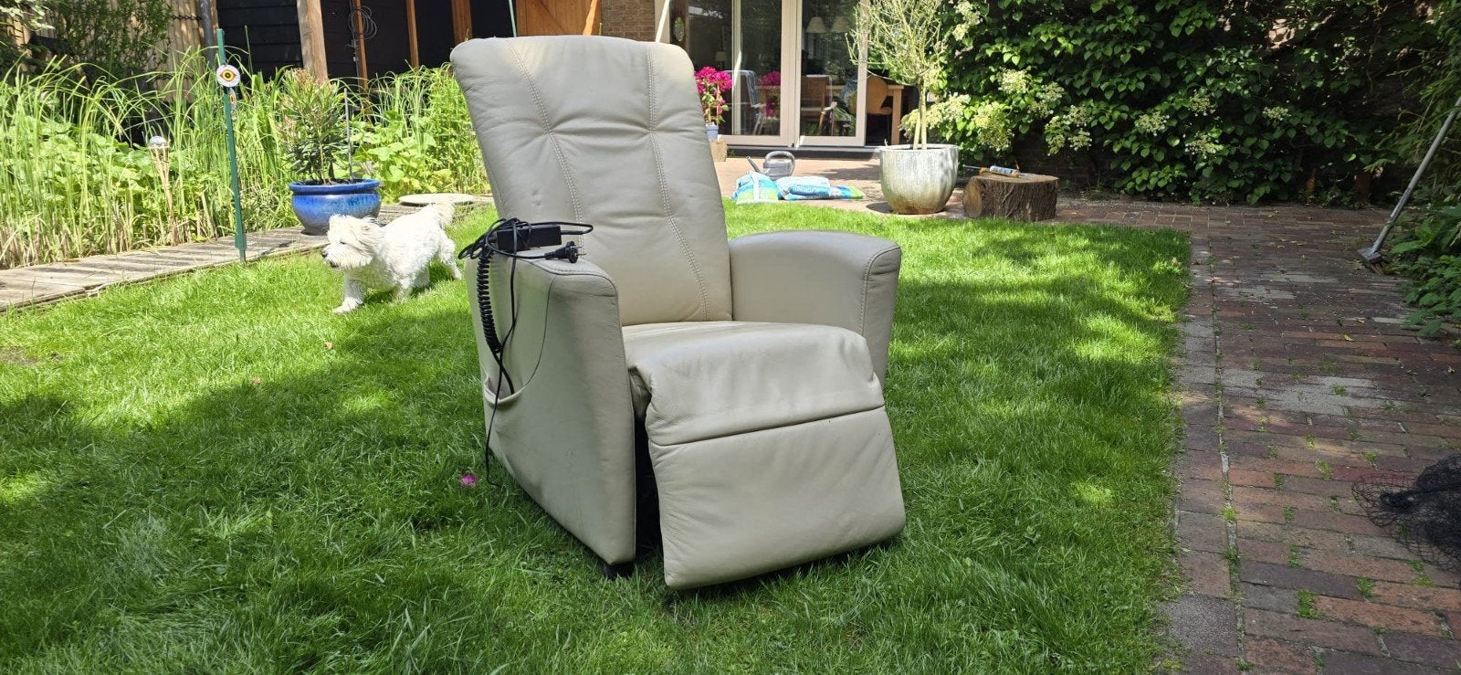 Comfortabele sta op stoel - Goede conditie, Huis en Inrichting, Stoelen, Ophalen, Gebruikt, Overige kleuren, Modern comfort