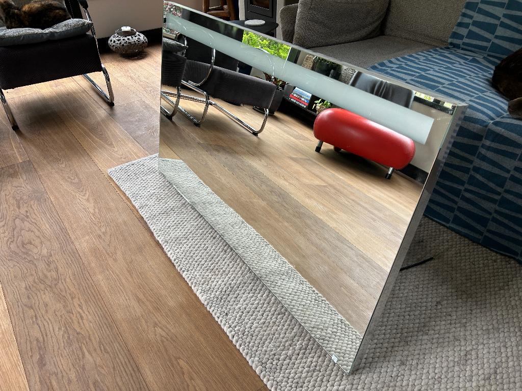 Wandspiegel 120 x 70 cm, Ophalen, Zo goed als nieuw, 100 tot 125 cm, Minder dan 100 cm