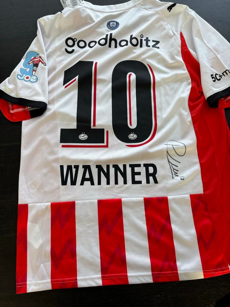 Gesigneerd PSV thuisshirt 25/26 Wanner #10 + R9 logo, Verzenden, Nieuw, PSV, Shirt