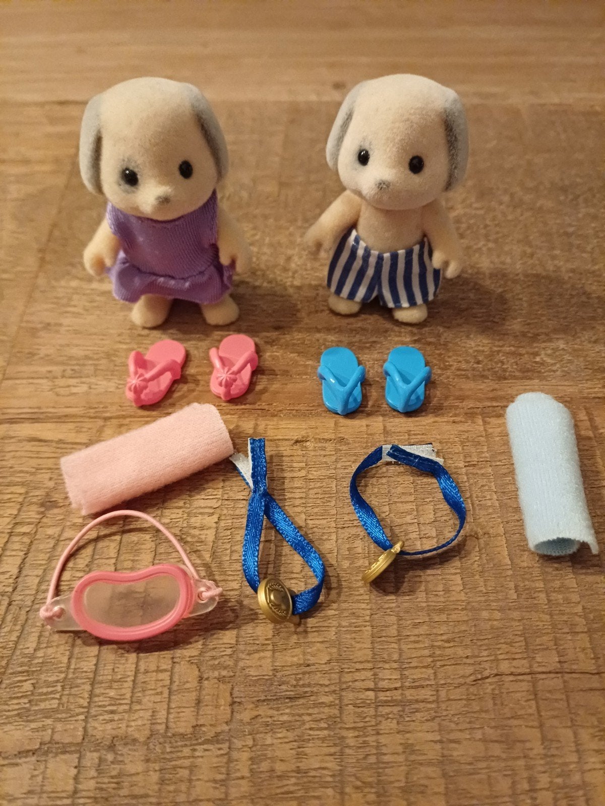 Zgan zeldzame Sylvanian Games Swimming set, Ophalen of Verzenden, Zo goed als nieuw