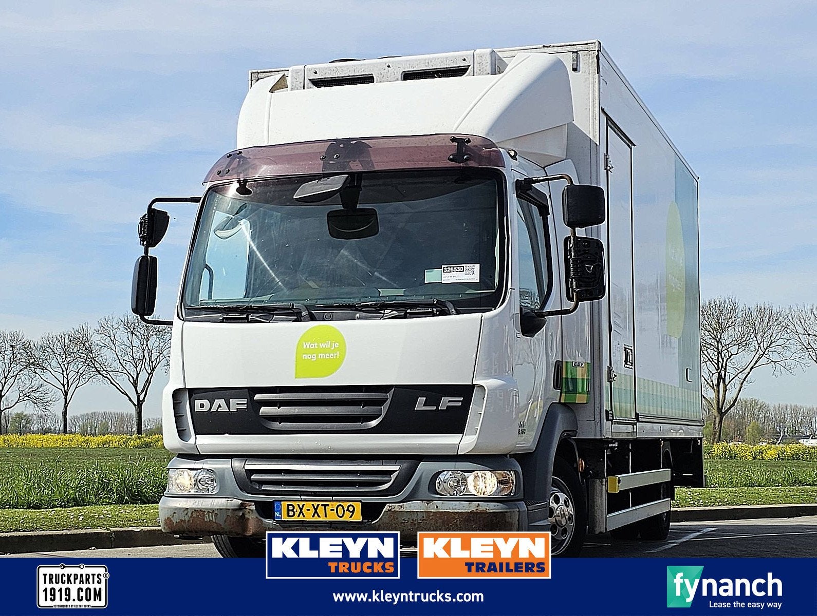 DAF LF 45.160 side doors frigo, Auto's, Vrachtwagens, Automaat, Euro 5, 160 pk, Wit