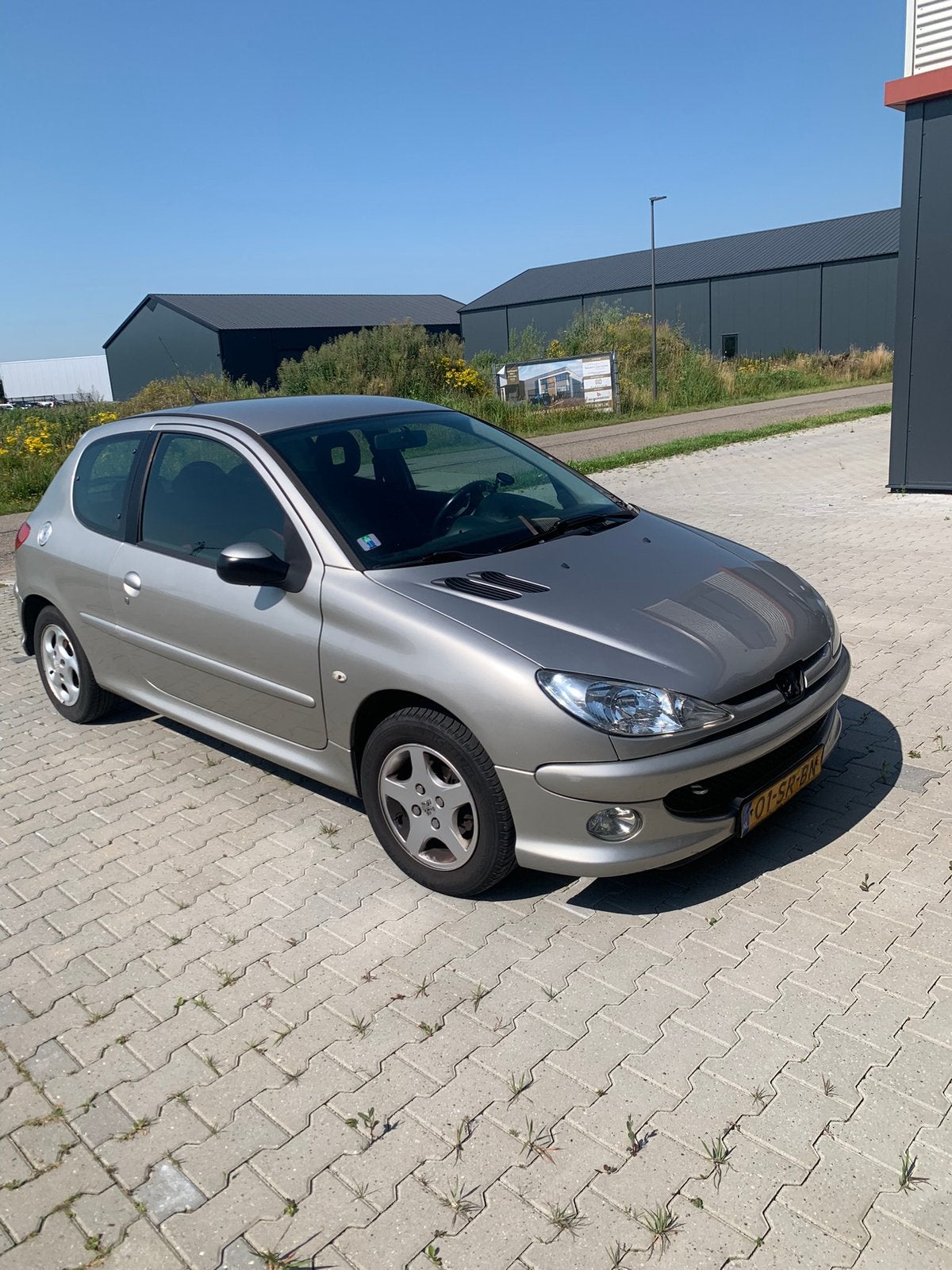 Peugeot 206 1.4 HDI 3D 2006 Grijs, Auto's, Peugeot, Voorwielaandrijving, 1398 cc, 4 cilinders, Origineel Nederlands