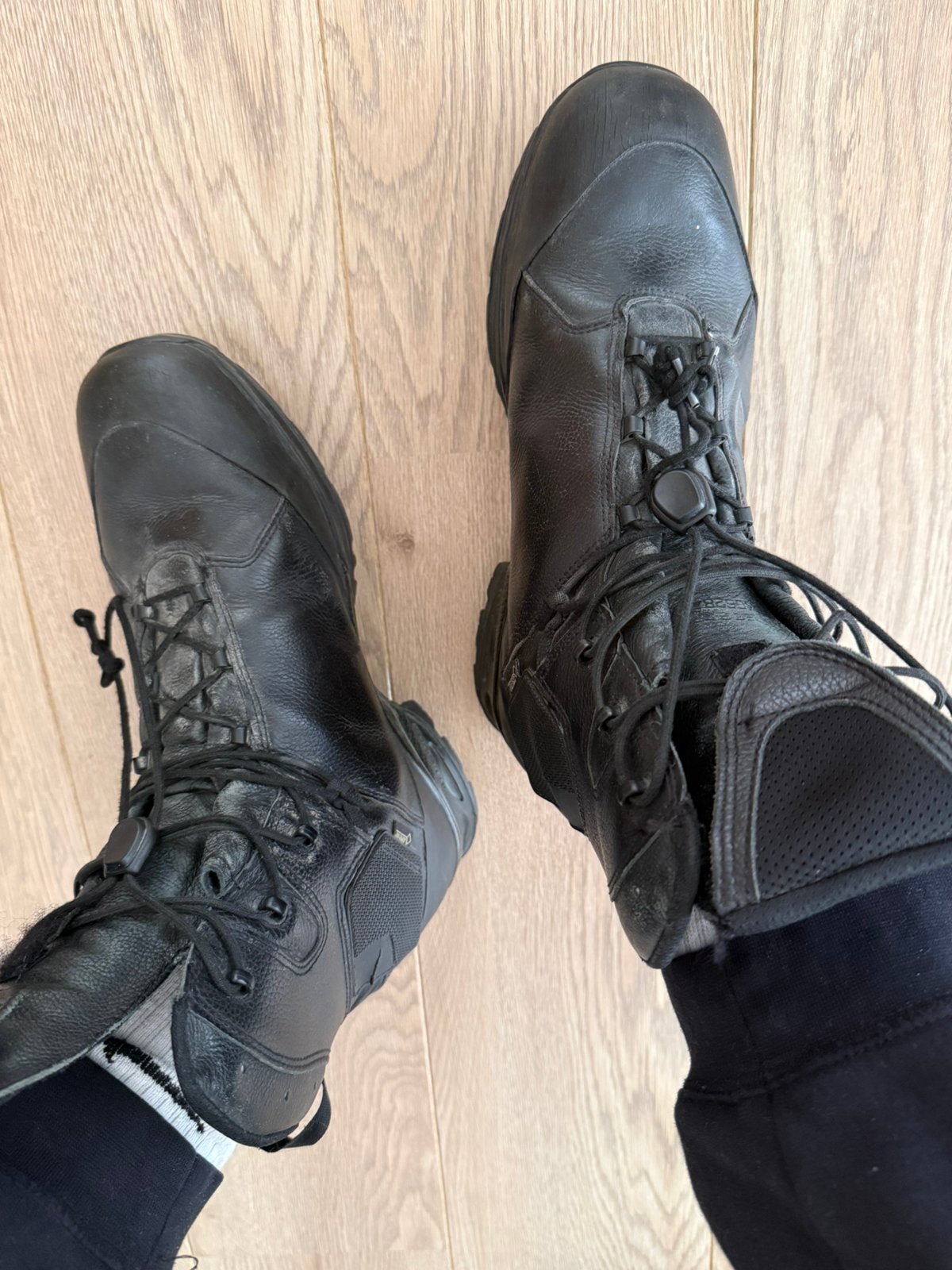 Haix tactical boots werkschoenen 46, Kleding | Heren, Schoenen, Verzenden, Zwart, Boots, Zo goed als nieuw