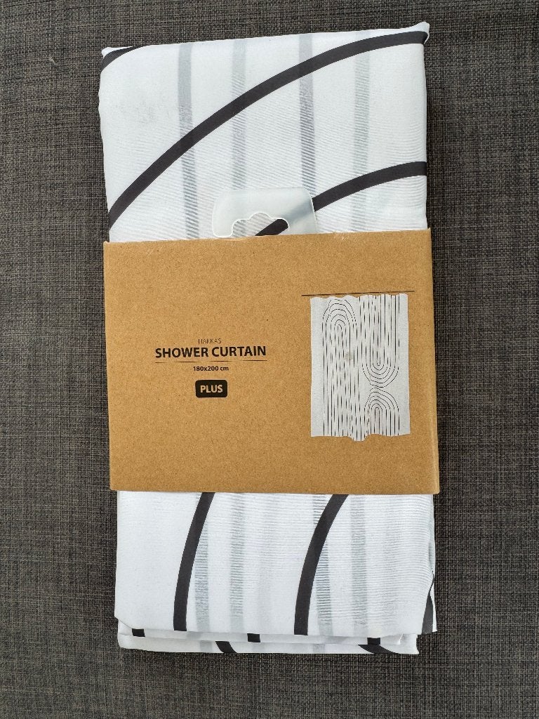 Shower curtain 180x200cm, Huis en Inrichting, Ophalen, Nieuw, Wit, Douche-accessoire