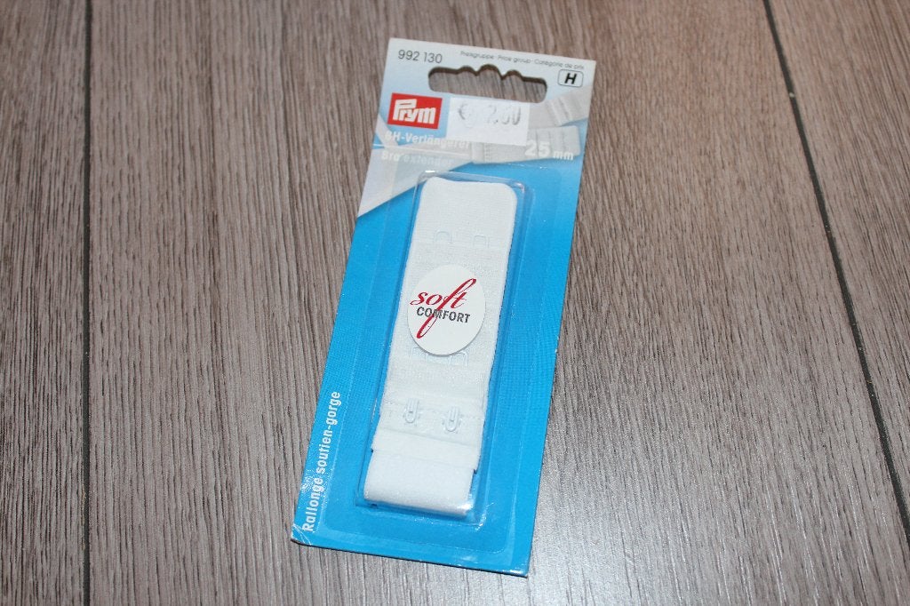 Prym BH verlengstuk Wit - 25 mm 992130 #2067, Ophalen of Verzenden, Nieuw, Rits of Sluiting