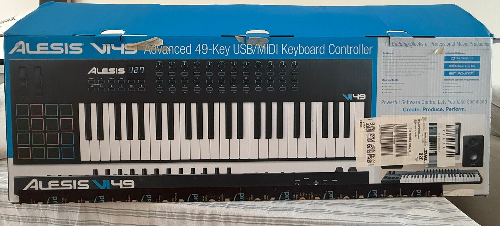 Alesis VI49 MIDI Keyboard Controller 49 toetsen, Ophalen of Verzenden, Zo goed als nieuw