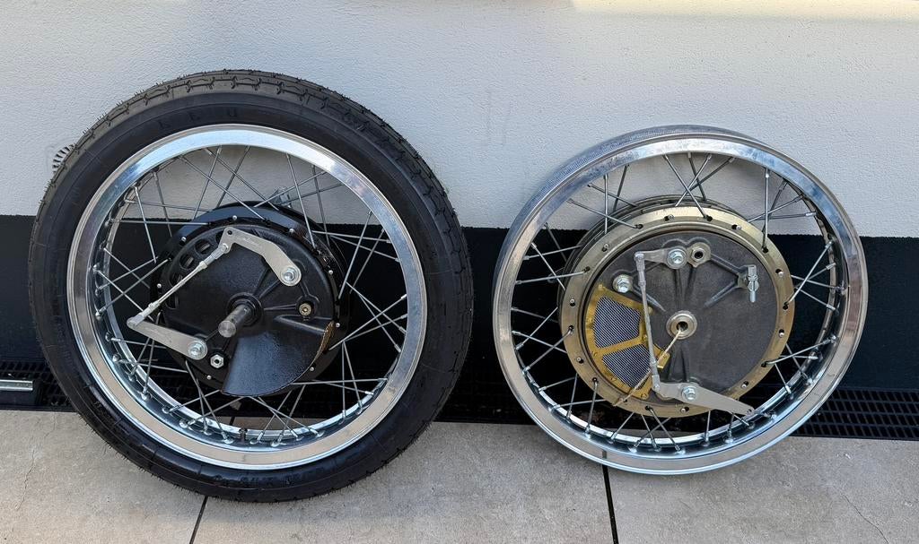 Classic race caferacer remtrommel wiel, Ophalen, Nieuw