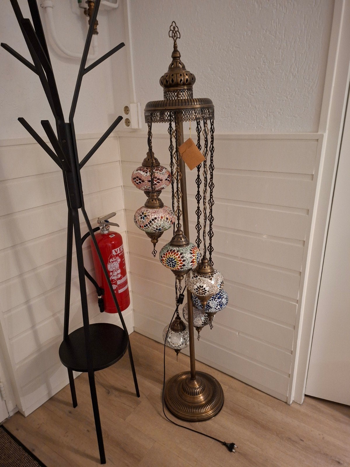 Showroom model Turkse mozaïek vloerlamp - Zo goed als nieuw, Huis en Inrichting, Lampen | Vloerlampen, Ophalen, Turks, Mozaïek, Oosters