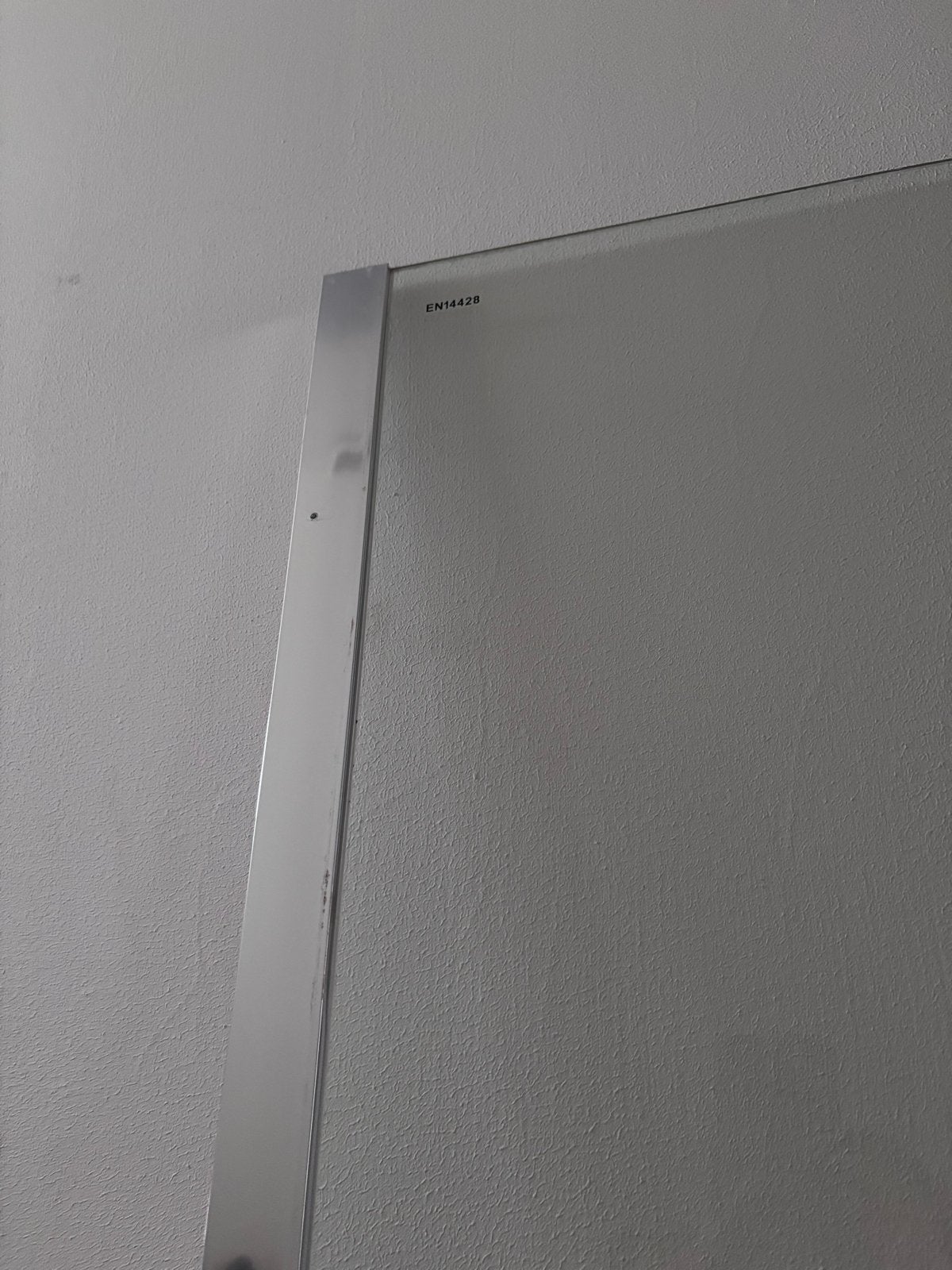 Douchewand - Zonder Stang en Bevestiging, Doe-het-zelf en Verbouw, Glas en Ramen, Ophalen, Gebruikt, 80 tot 120 cm, 160 cm of meer
