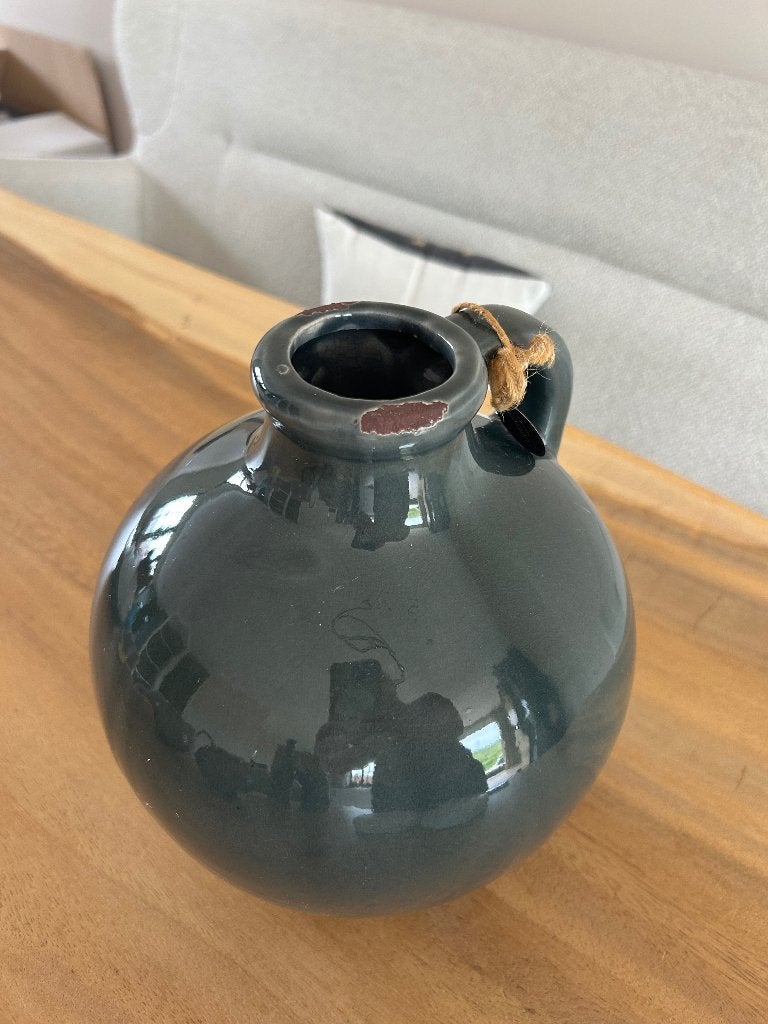 Riverdale kruik, Ophalen of Verzenden, Zo goed als nieuw, Grijs, Steen/keramiek