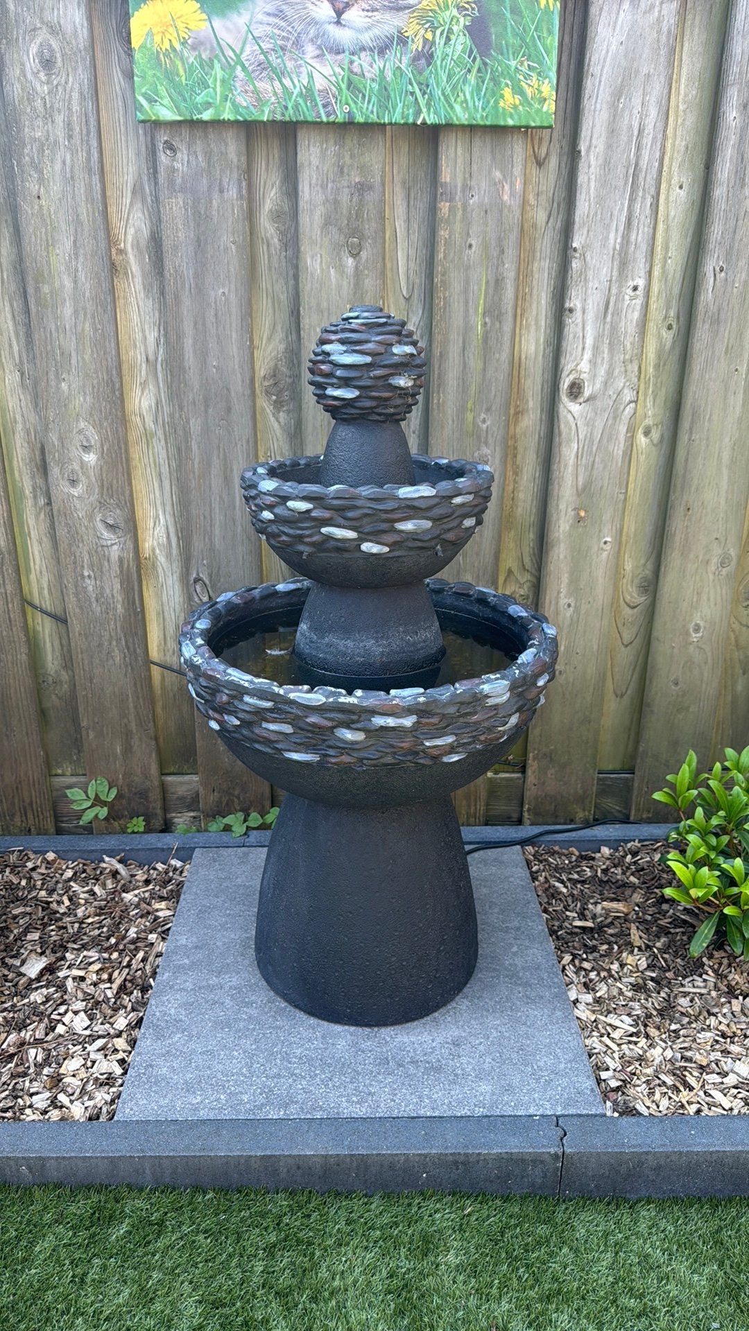 Mooie fontein, Tuin en Terras, Waterpartijen en Fonteinen, Ophalen, Zo goed als nieuw, Beton, Fontein
