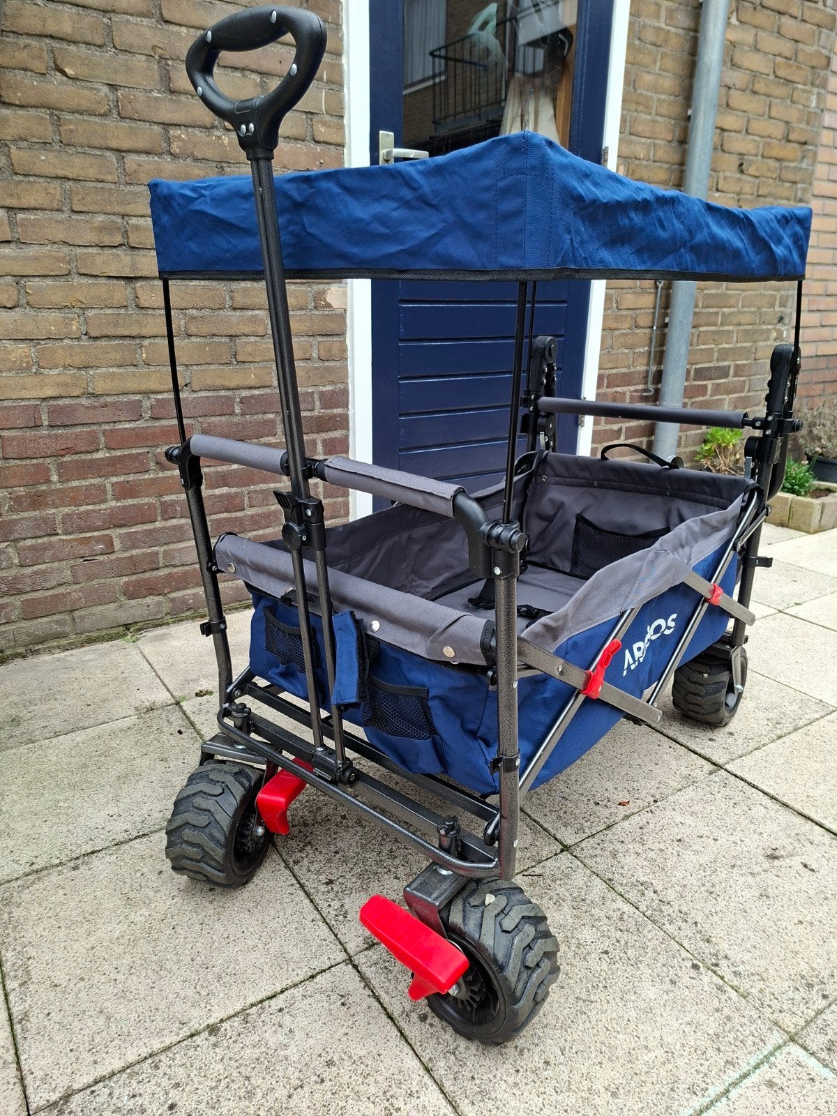 Bolderkar Arebos - Paar keer gebruikt, goede staat, Ophalen, Opvouwbaar, Zo goed als nieuw