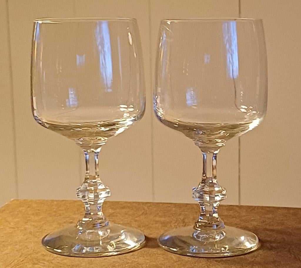 2 Kristallen port glazen, Bohemia crystal Claudia, Ophalen of Verzenden