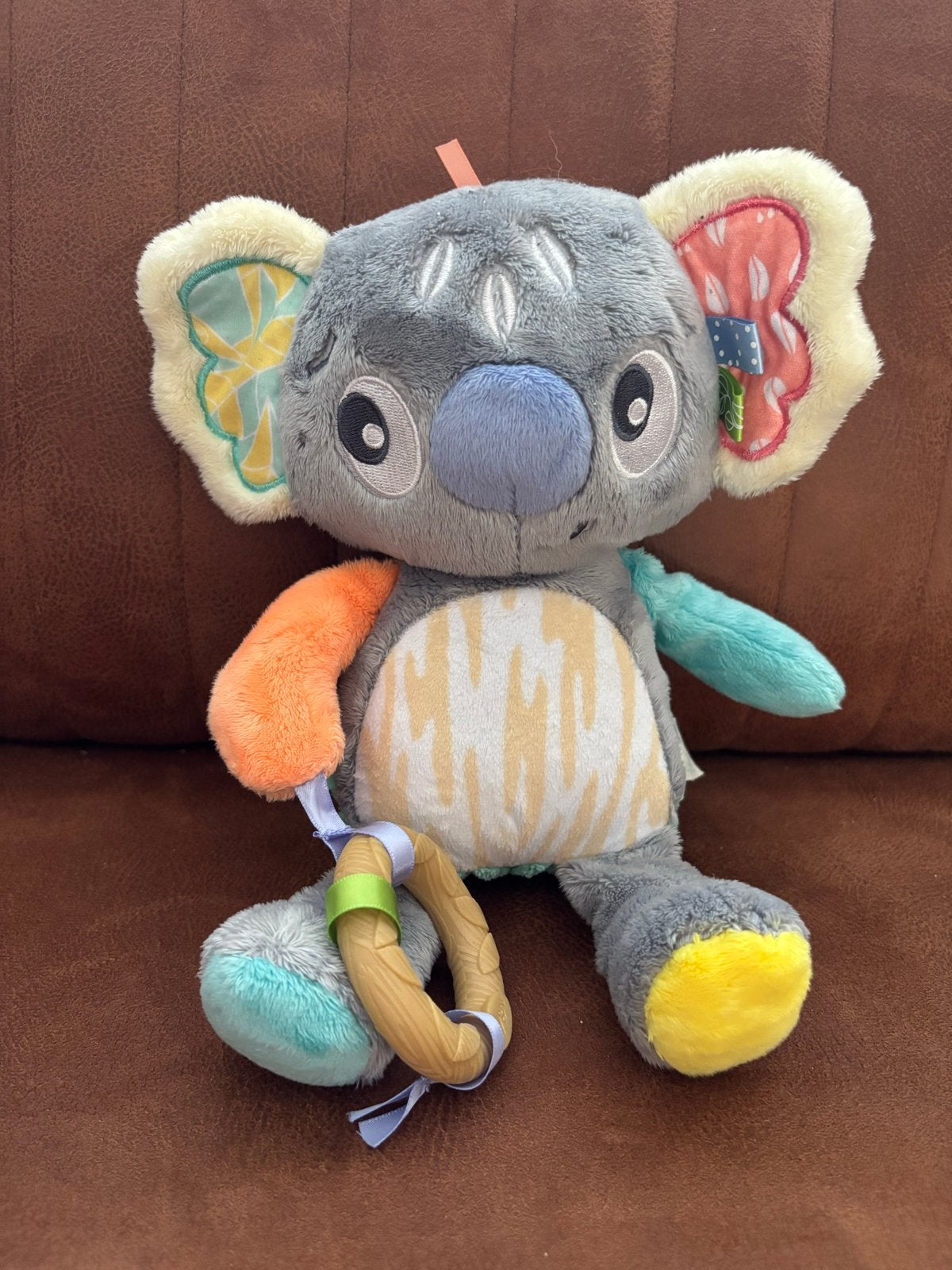 Playgro Koala Rammelaar met Bijtring, Kinderen en Baby's, Speelgoed | Babyspeelgoed, Ophalen of Verzenden, Zo goed als nieuw, Rammelaar