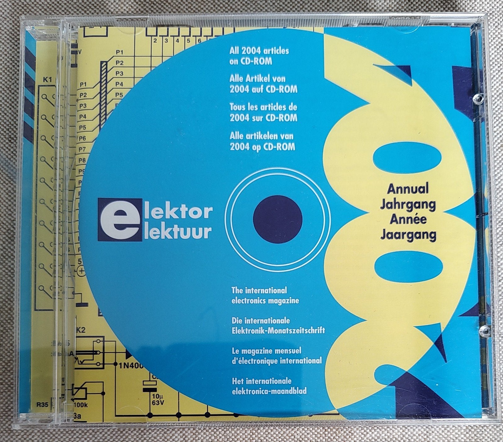 Elektor elektuur 2004 CD-ROM, Ophalen of Verzenden, Gebruikt