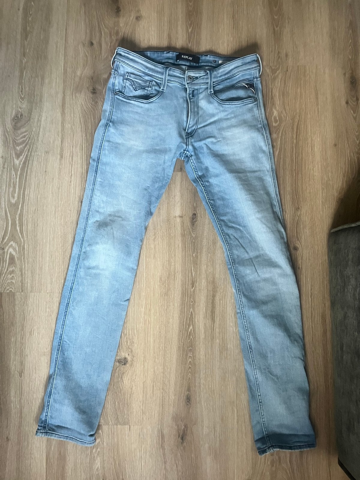 Replay lichte spijkerbroek - Maat 33-34 (stretch), Kleding | Heren, Ophalen of Verzenden, Zo goed als nieuw, Blauw, W33 - W34 (confectie 48/50)