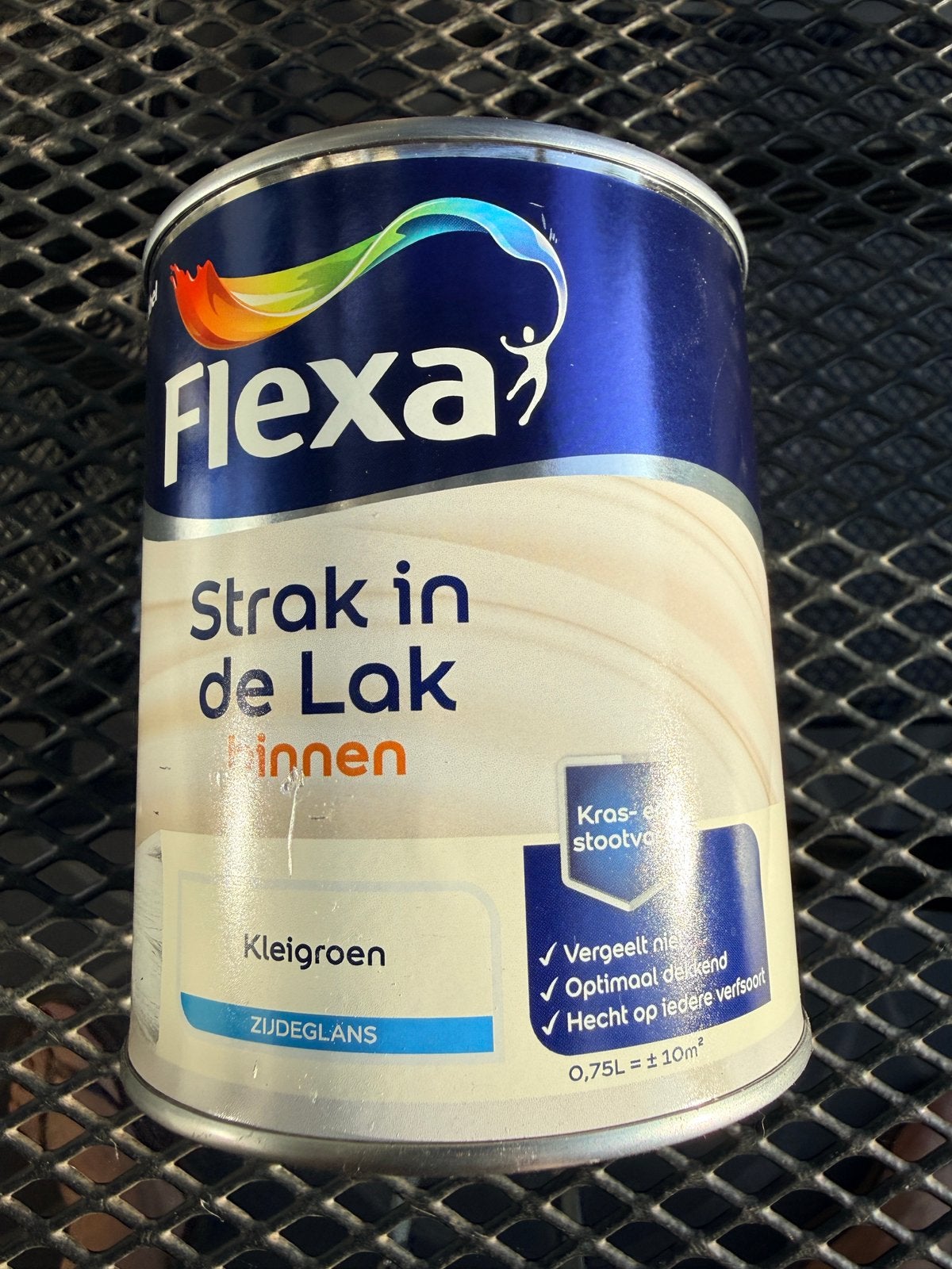 2 x nieuw verfblikken Flexa á 750 ml Kleigroen, Ophalen of Verzenden, Zo goed als nieuw, Wit, Lak
