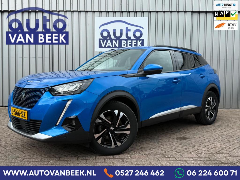 Peugeot E-2008 EV Allure 50 kWh|3 Fase|DAB+|360camera|Cruise, Auto's, Gebruikt, Start-stop-systeem, Blauw, Origineel Nederlands