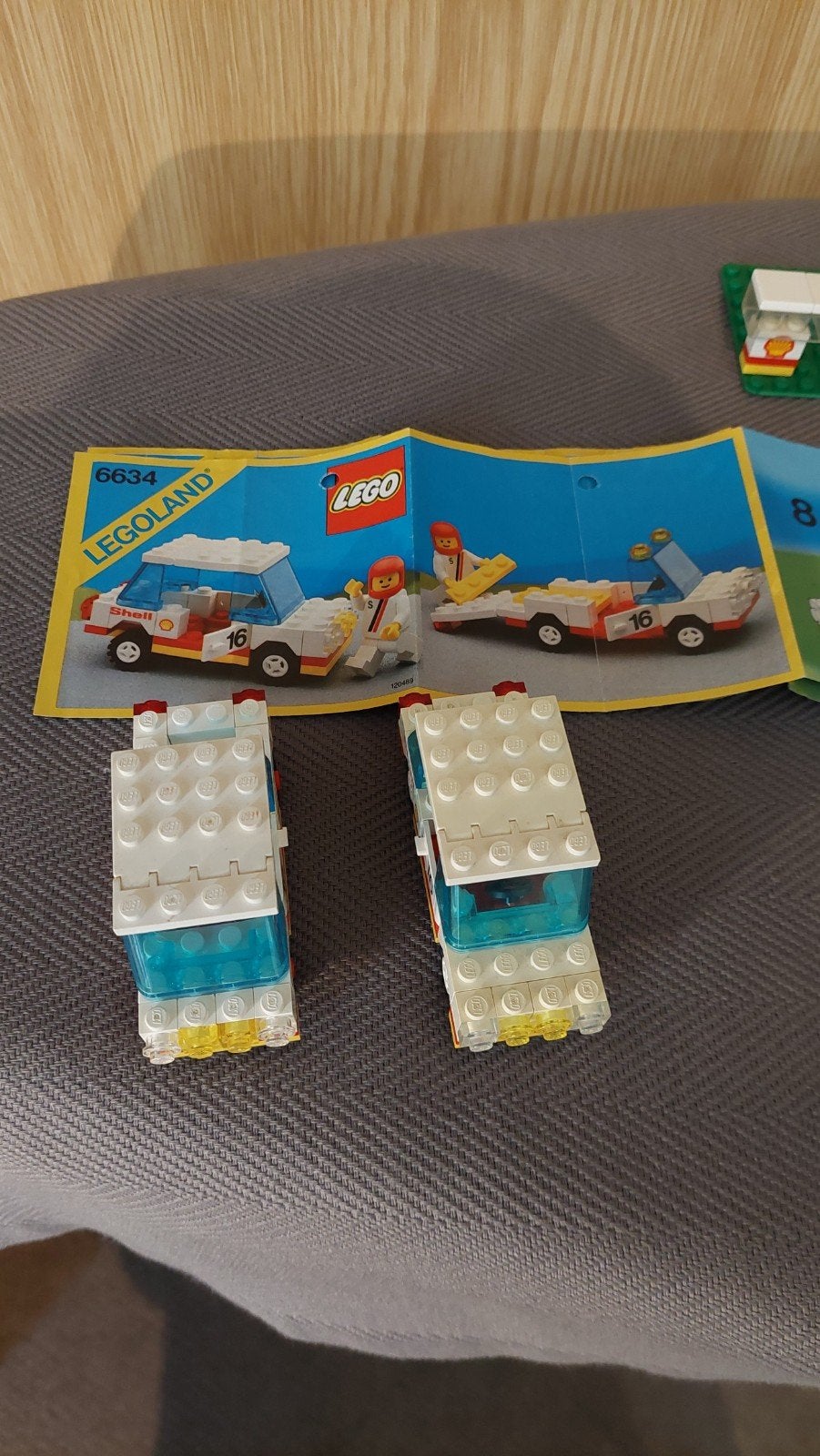 Vintage LEGO Legoland Shell ., Gebruikt, Inclusief instructies, Lego, Ophalen of Verzenden