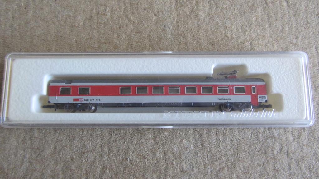 Märklin mini club : restauratiewagen SBB -, Gebruikt, Gelijkstroom, Wagon, Ophalen of Verzenden