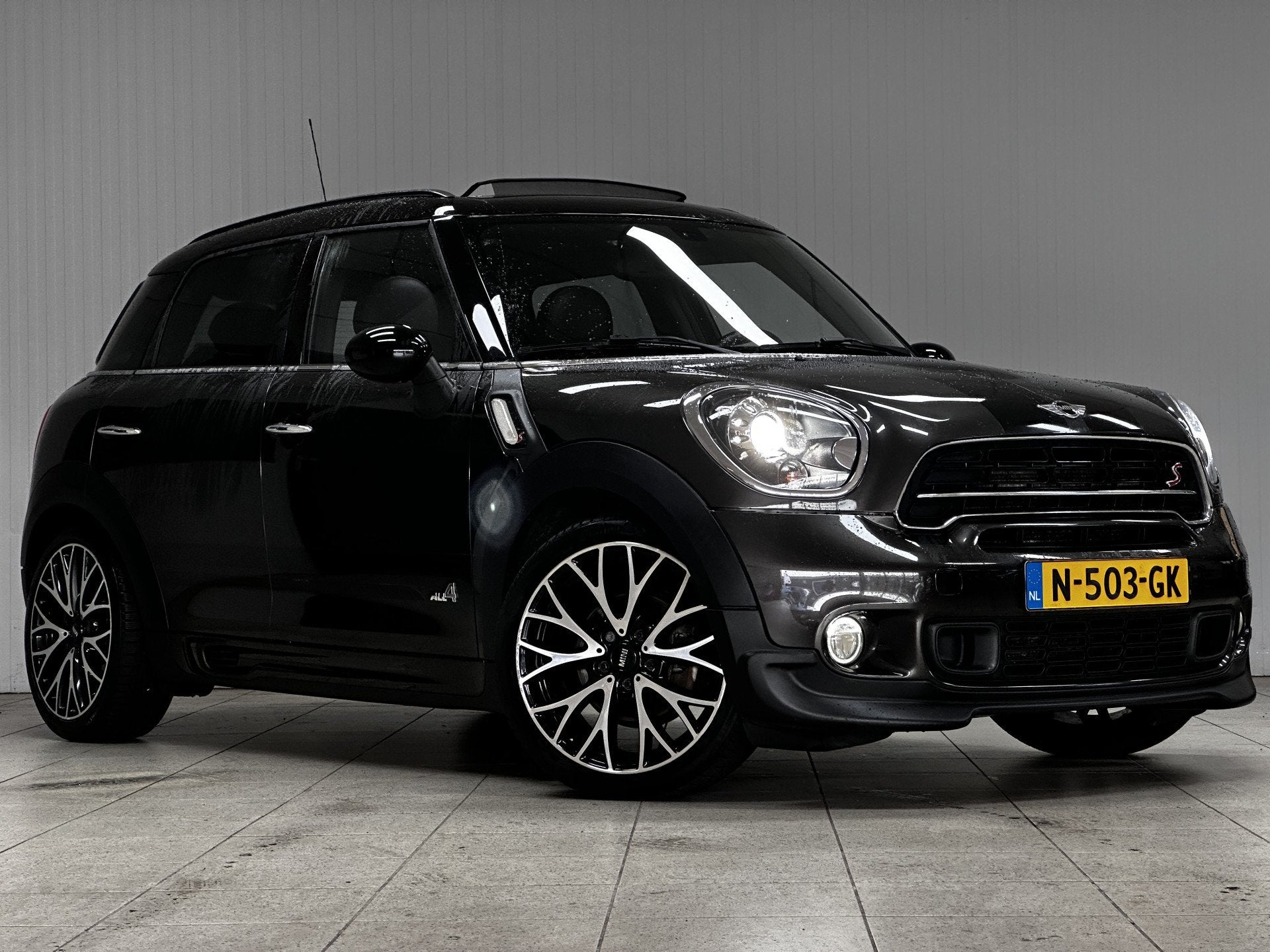 MINI Countryman 2.0 Cooper SD ALL4 Chili/ Automaat/ Panorama, Automaat, Bi-Xenon koplampen, Bruin, Leder