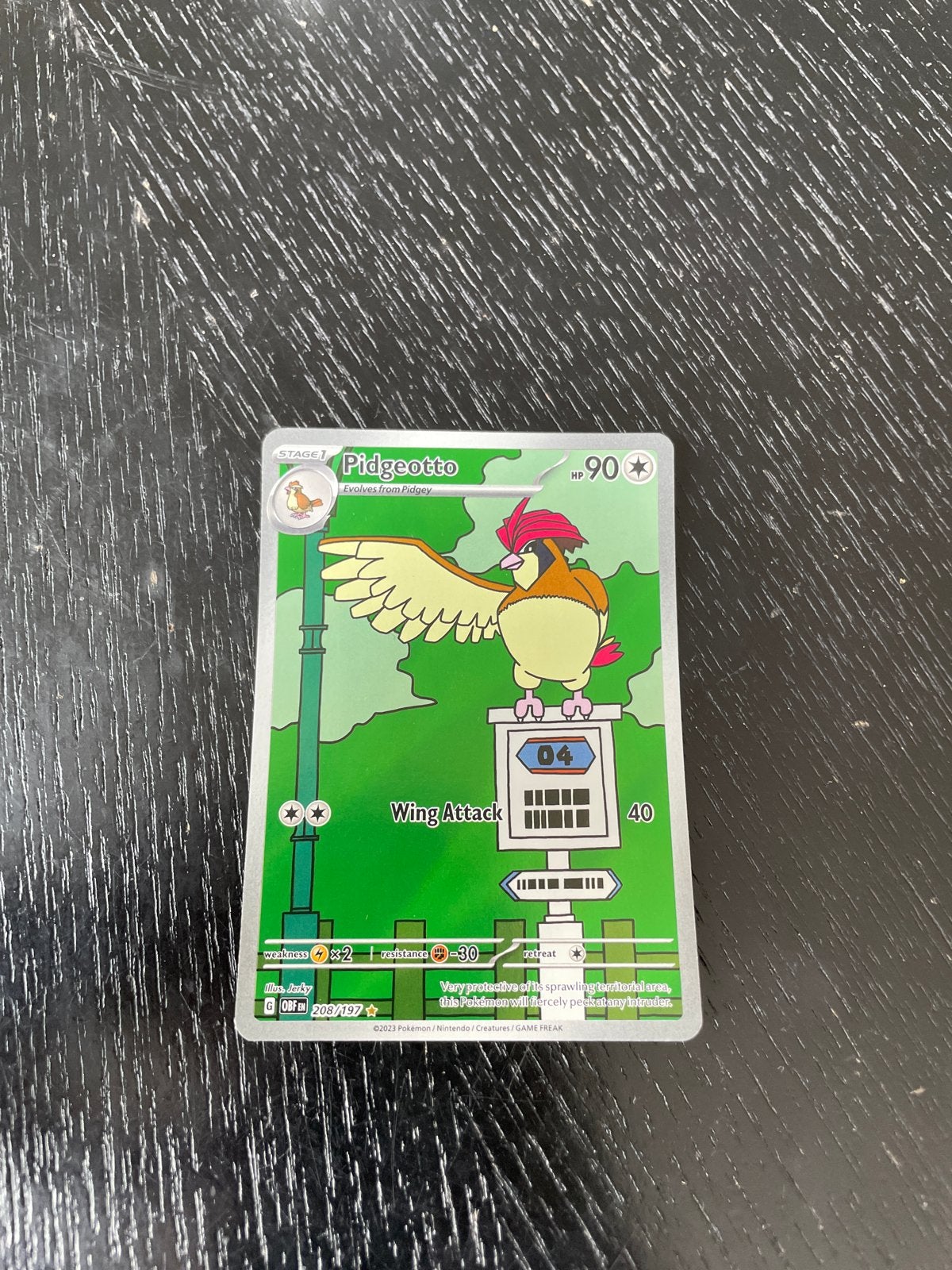 Pidgeotto Pokémon Kaart - Zo goed als nieuw, Ophalen of Verzenden, Zo goed als nieuw, Losse kaart