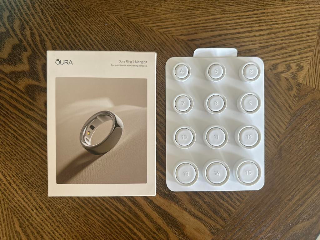 Oura Ring 4 sizing kit, Sieraden, Tassen en Uiterlijk, Activity trackers, Ophalen of Verzenden, Zo goed als nieuw