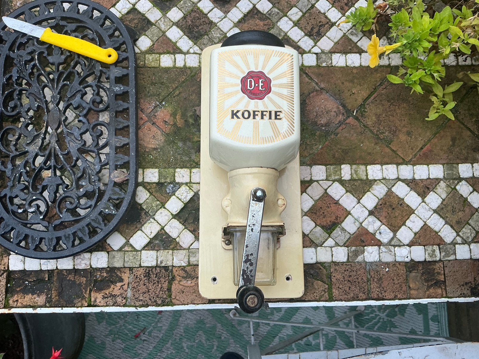 Oude wand koffiemolen, Ophalen of Verzenden