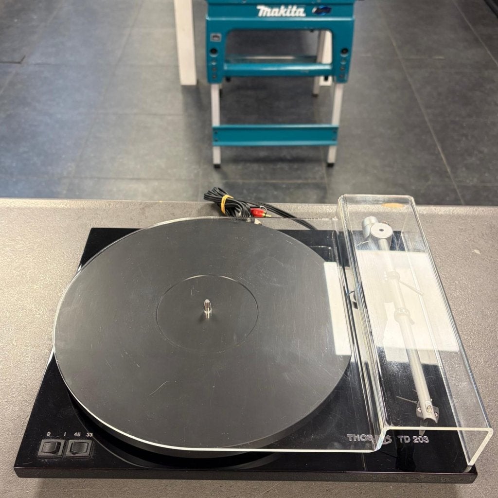 Thorens TD 203 Platenspeler | Nette staat, Flex Ltd., Zo goed als nieuw, https://flex.com/contact-us, Nobelstraat 10, 5807 GA Oostrum LB, Limburg, Nederland