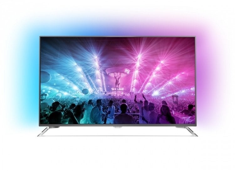 Philips 75PUS7101 4K Android TV met 3-zijdig Ambilight, Philips, Ophalen of Verzenden, 100 Hz, 100 cm of meer