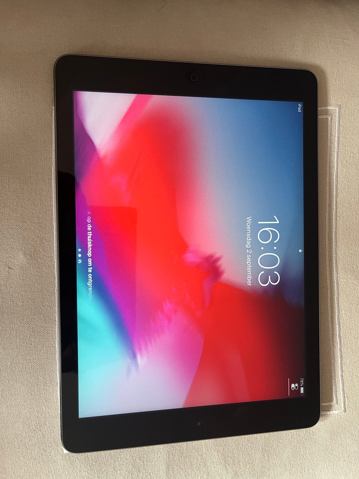 iPad Air 16GB - Zo goed als nieuw, Computers en Software, Apple iPads, Ophalen of Verzenden, Zo goed als nieuw, Apple iPad Air