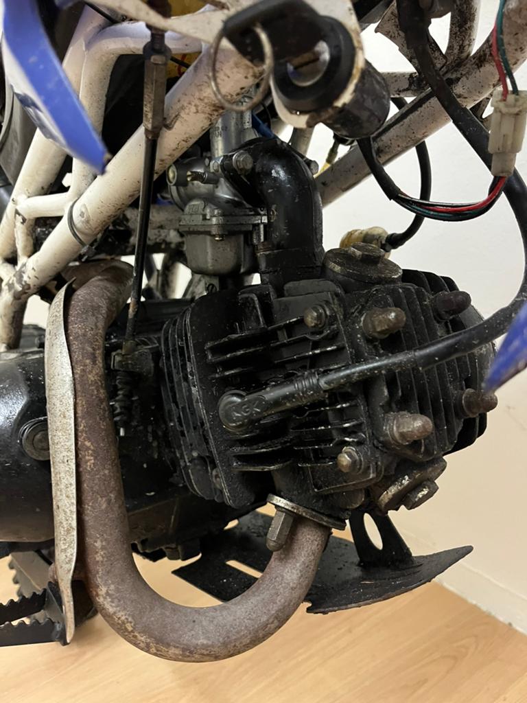 Pitbike crossmotor 125cc, Ophalen, Gebruikt
