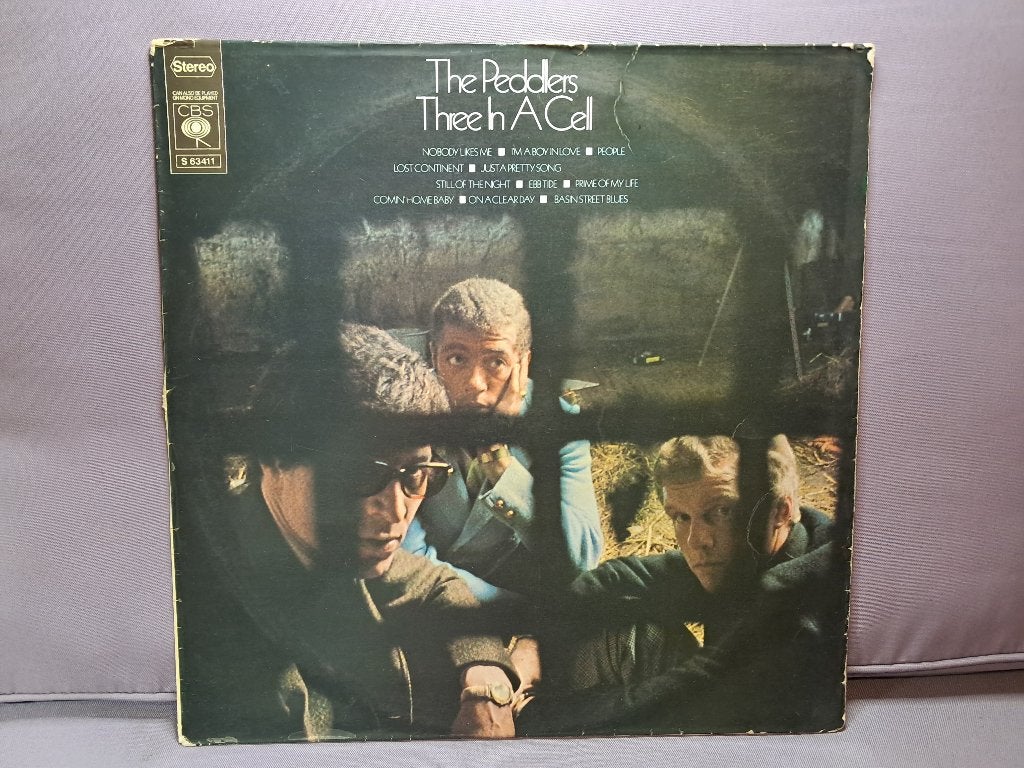 Lp. The Peddlers - Three In A Cell. vg+/ex, LP, Gebruikt, Pop, Originele persing