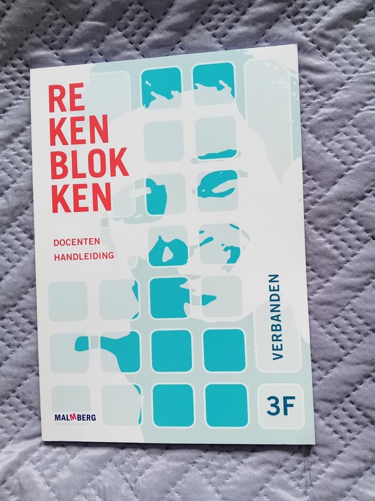 Rekenblokken Docentenhandleiding Verbanden 3F - Malmberg, Boeken, Studieboeken en Cursussen, Zo goed als nieuw, Beta, Overige niveaus