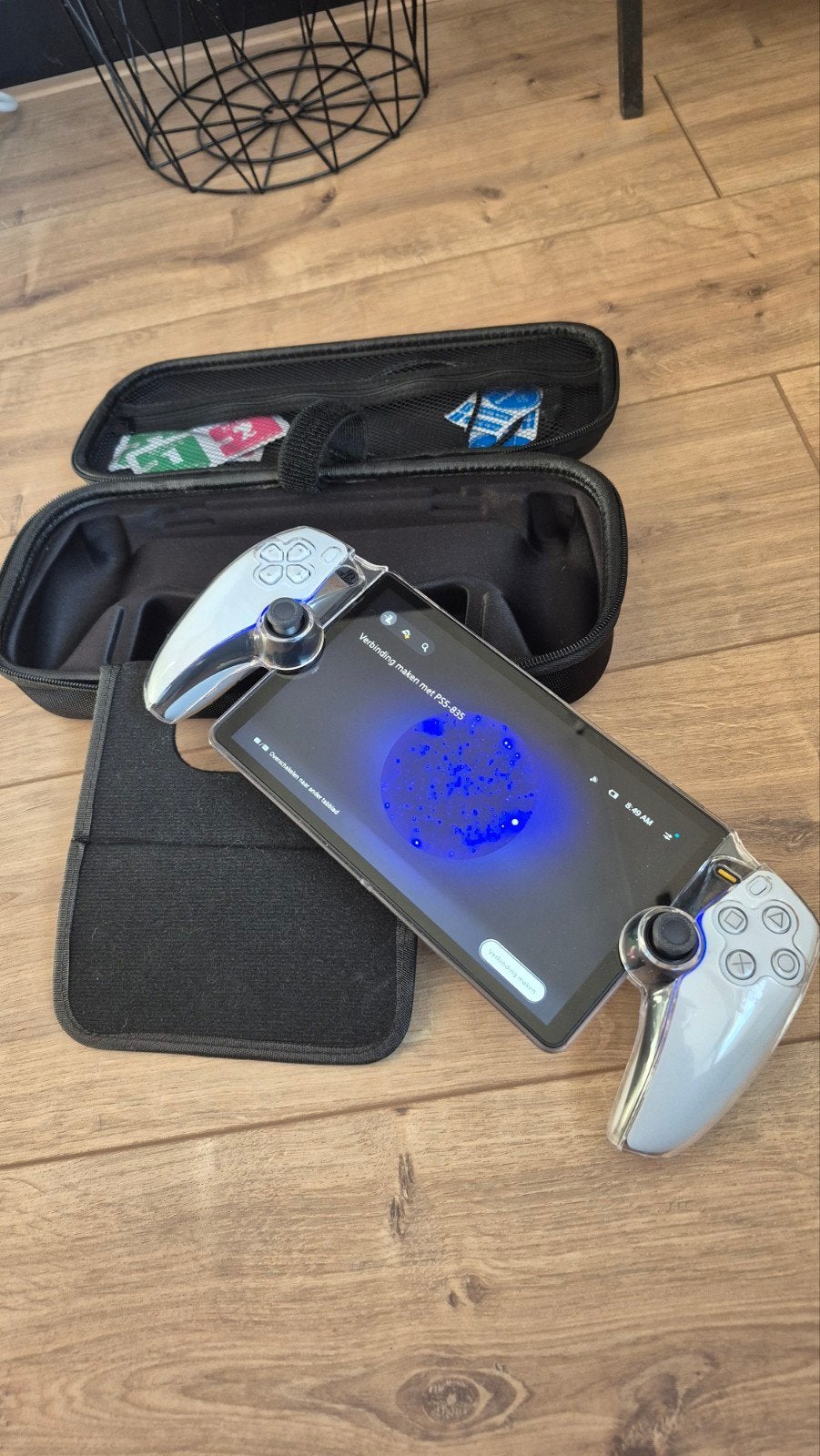 Zo goed als nieuwe PSP PlayStation Portable met case, Spelcomputers en Games, Ophalen of Verzenden, Zo goed als nieuw, Wit, PSP
