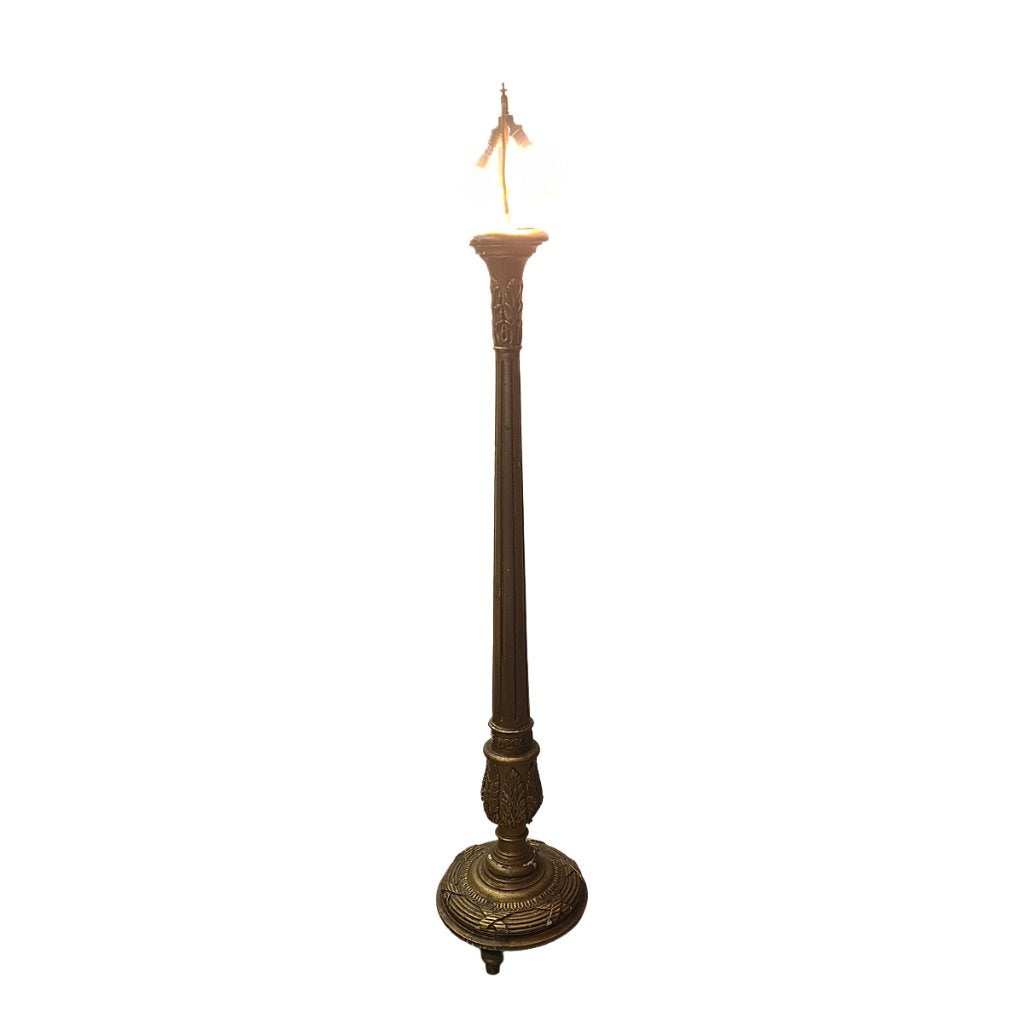 Frans klassiek houten vloerlamp, midden 20e eeuw, Ophalen, Gebruikt, Klassiek, 150 tot 200 cm