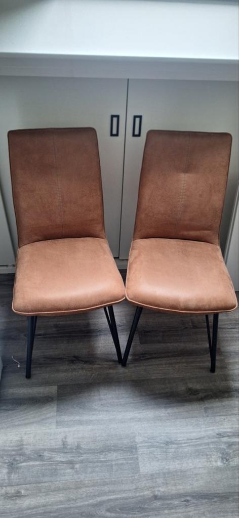 Eetkamerstoelen, 2 stuks., Ophalen, Overige materialen, Gebruikt, Twee