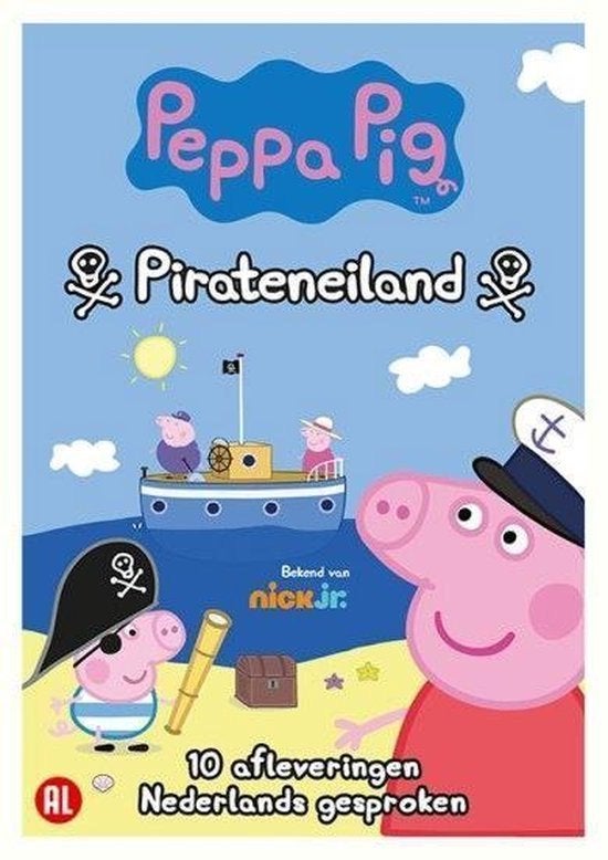 DVD Peppa Pig - Pirateneiland NIEUW, Avontuur, Alle leeftijden, Tv-serie, Nieuw in verpakking