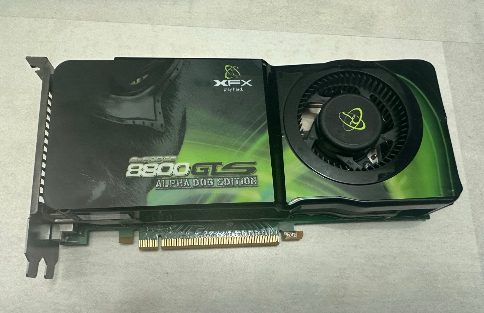 XFX GeForce 8800 GTS Alpha Dog Edition Videokaart, Tv-Out, Gebruikt, GDDR3, Ophalen of Verzenden