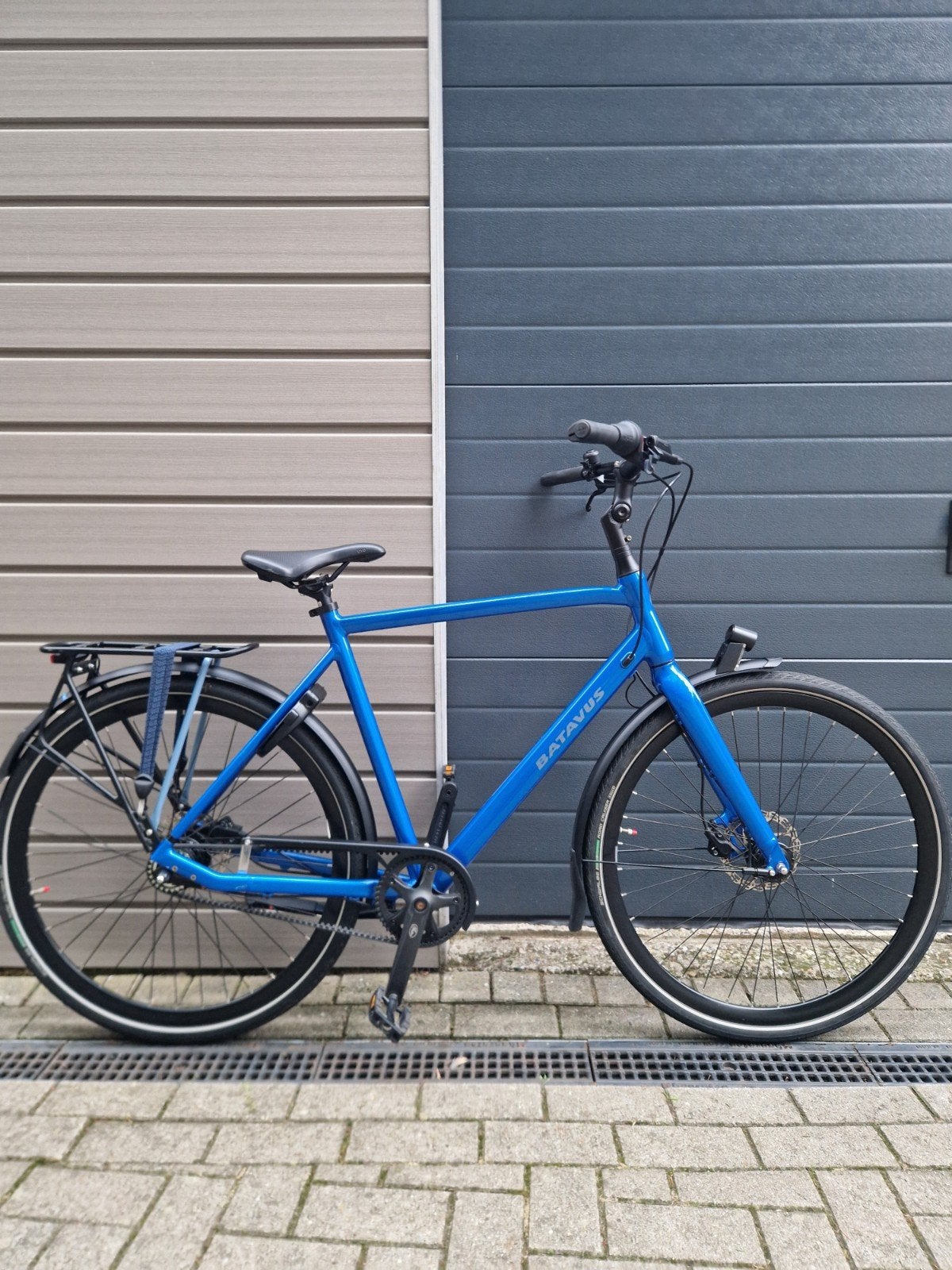 Batavus dinsdag herenfiets - 28 inch - blauw, Fietsen en Brommers, Versnellingen, Batavus, Ophalen of Verzenden, Zo goed als nieuw