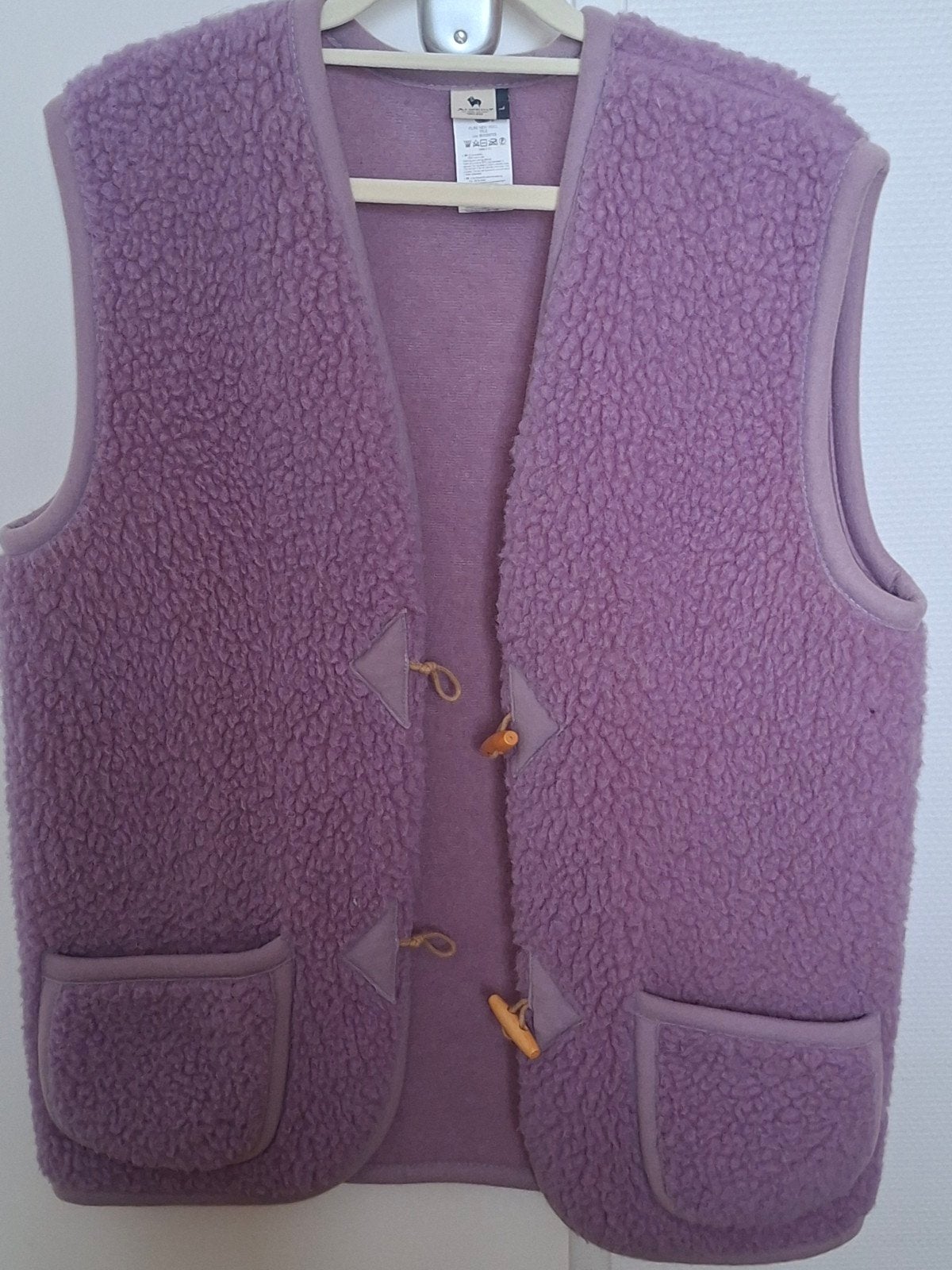 Alwero bodywarmer 100% wol,Z.G.A.N. Maat L., Kleding | Dames, Bodywarmers, Ophalen of Verzenden, Zo goed als nieuw