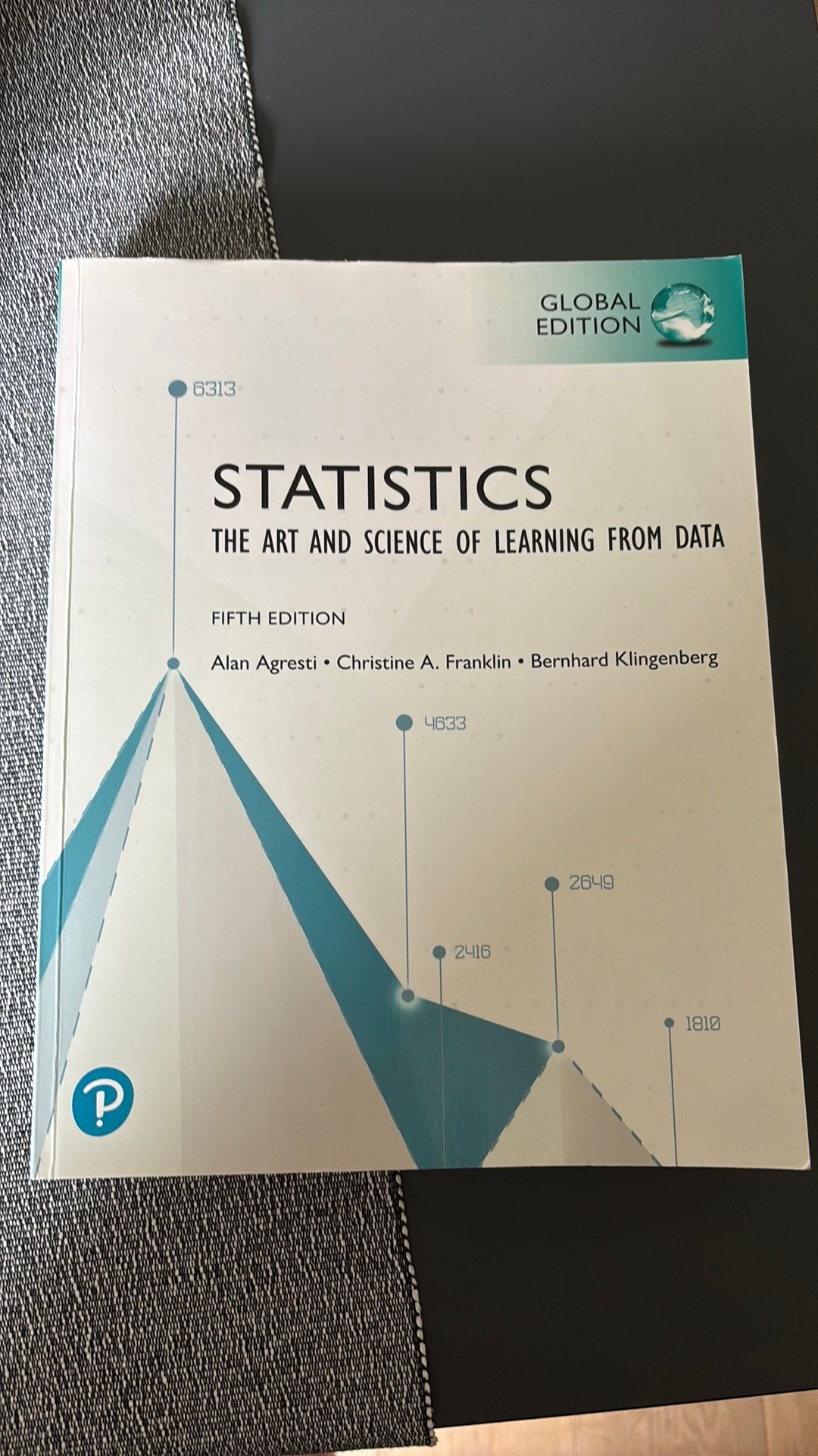 9781292444765 Statistics the Art and Science of learning, Ophalen of Verzenden, Beta, Zo goed als nieuw, WO