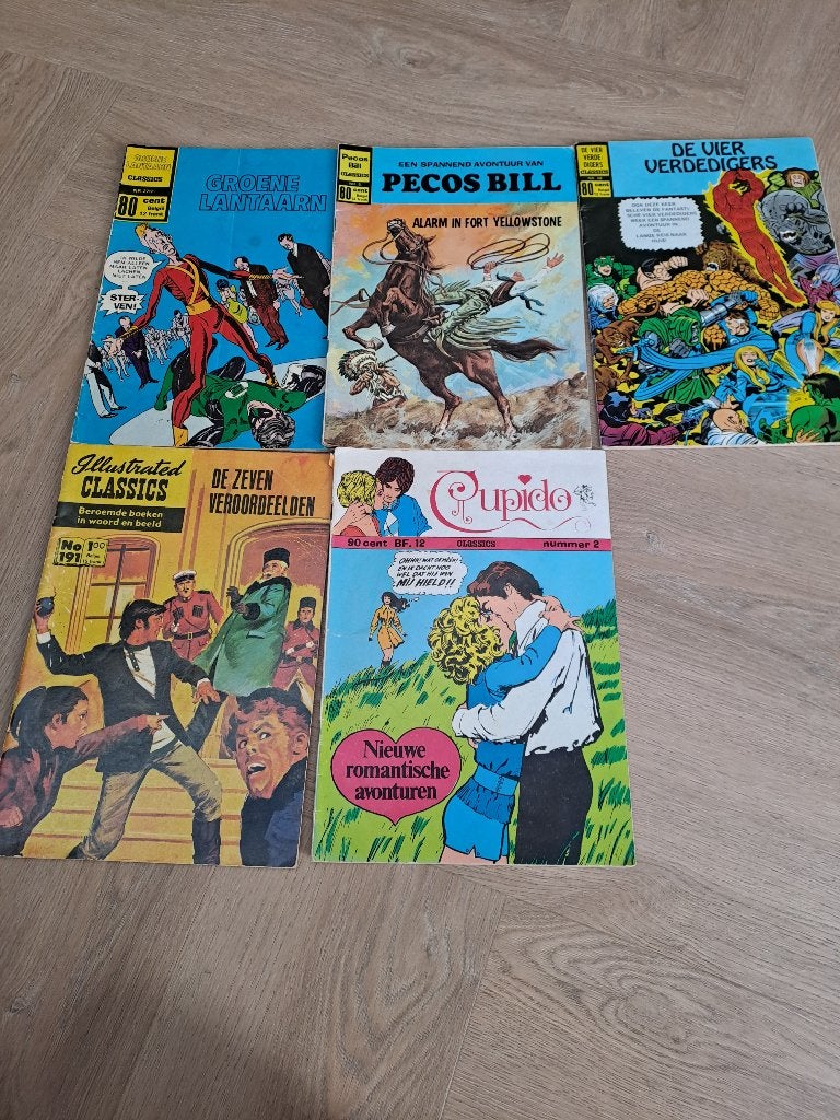 Diverse oude stripboeken, Boeken, Gelezen, Europa, Ophalen of Verzenden, Diversen