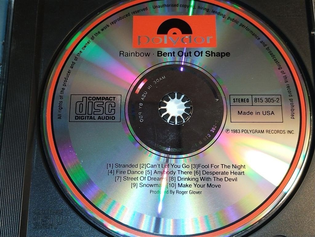 Rainbow - Bent Out Of Shape, Ophalen of Verzenden, Zo goed als nieuw