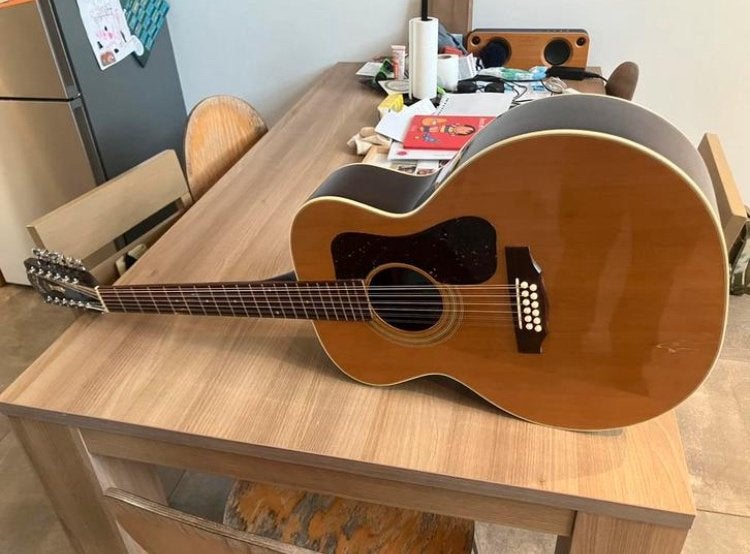 Guid f212nt uit 1980 Lefty, Ophalen, Gebruikt, Klassieke of Spaanse gitaar, Met koffer