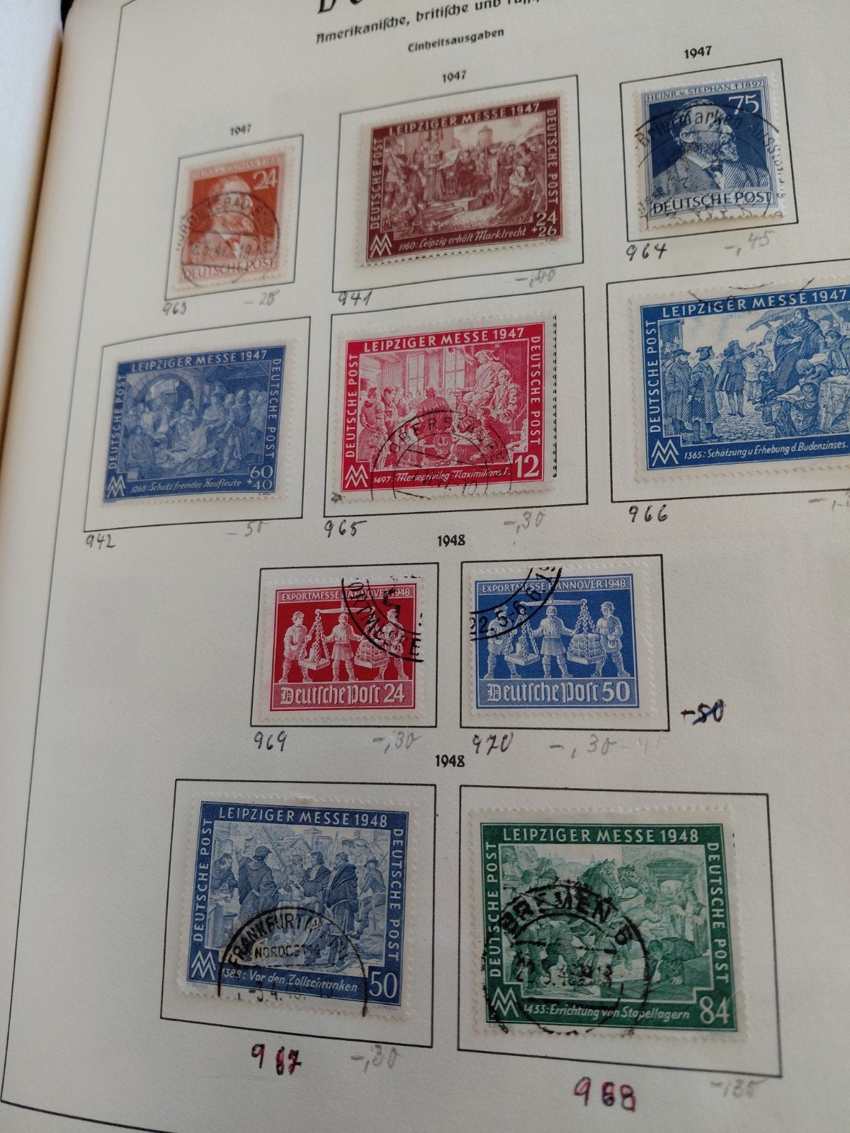 Album Leuchtturm Duitsland seit 1945, Postzegels en Munten, Ophalen of Verzenden, Buitenland