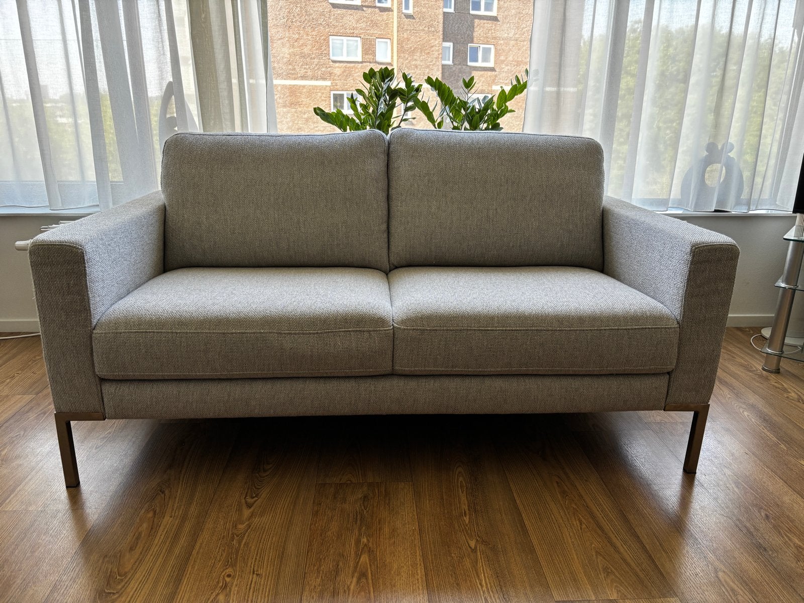 ZGAN Prominent  2,5-zits moderne bank, Ophalen, 150 tot 200 cm, Tweepersoons, 75 tot 100 cm