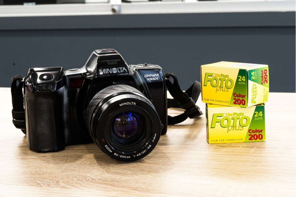 Minolta Set (Occasion Zwolle), Foto-Groep, Gebruikt, Spiegelreflex, Ophalen of Verzenden